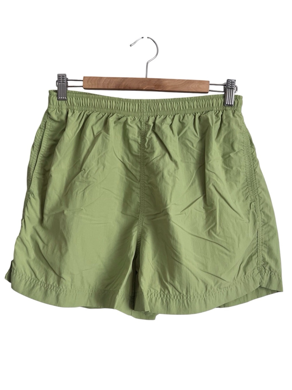 LL Bean Lime Green Athletic Shorts Gorpcore Vintage Hiking Outdoor Medium